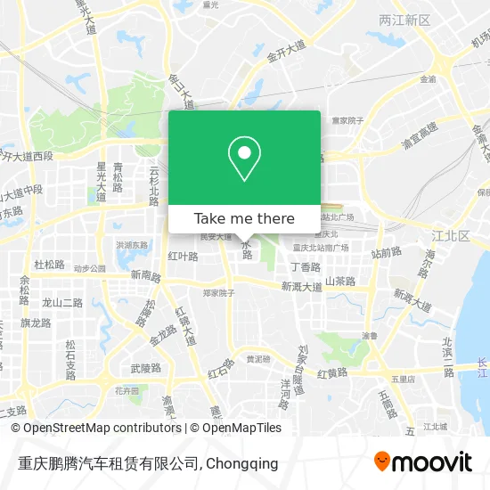 重庆鹏腾汽车租赁有限公司 map