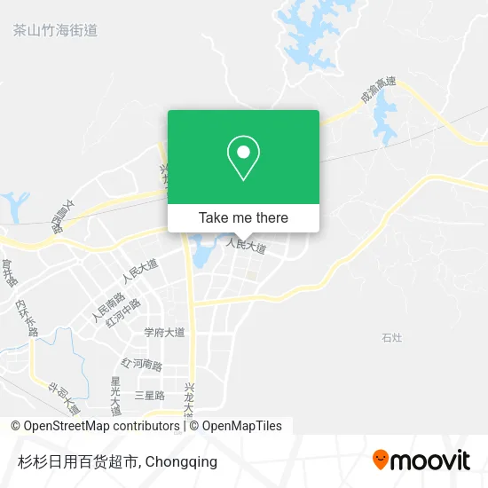 杉杉日用百货超市 map