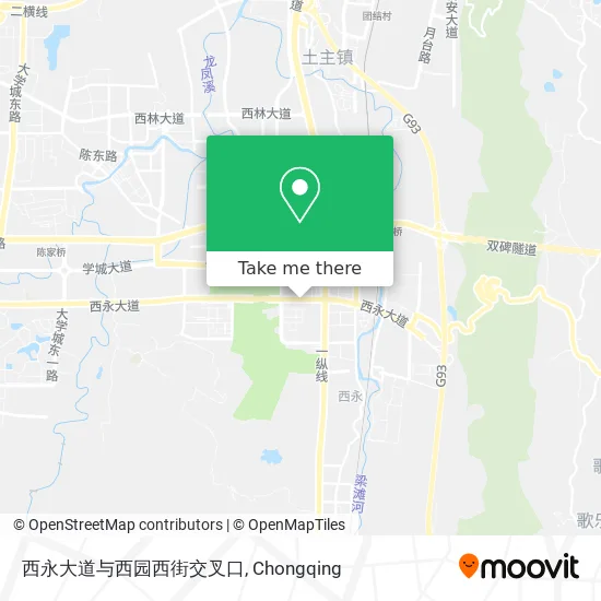 西永大道与西园西街交叉口 map