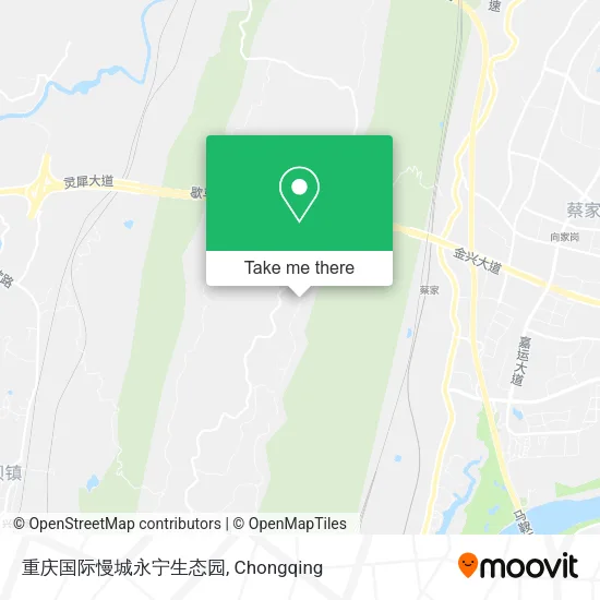 重庆国际慢城永宁生态园 map