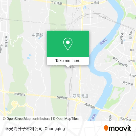 春光高分子材料公司 map