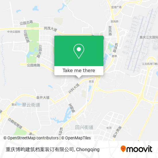 重庆博昀建筑档案装订有限公司 map