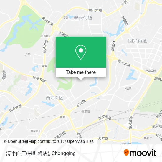 清平面庄(果塘路店) map