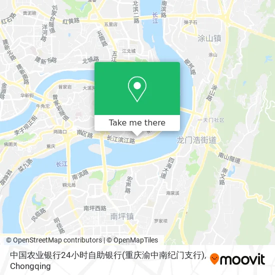 中国农业银行24小时自助银行(重庆渝中南纪门支行) map