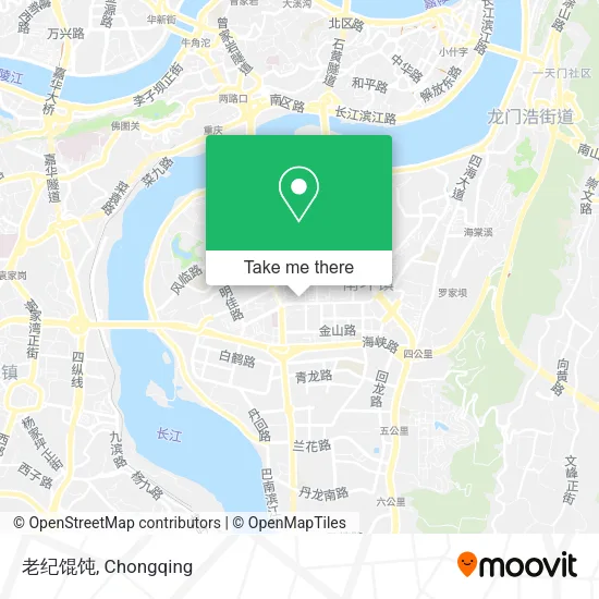 老纪馄饨 map