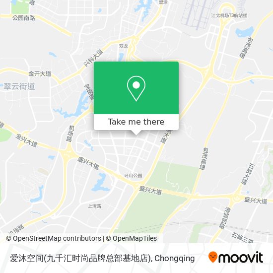 爱沐空间(九千汇时尚品牌总部基地店) map