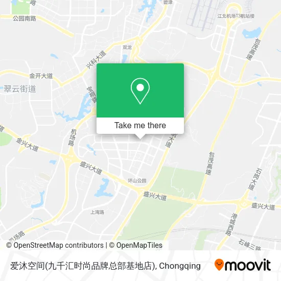 爱沐空间(九千汇时尚品牌总部基地店) map