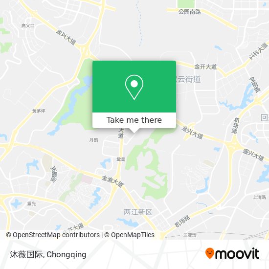 沐薇国际 map