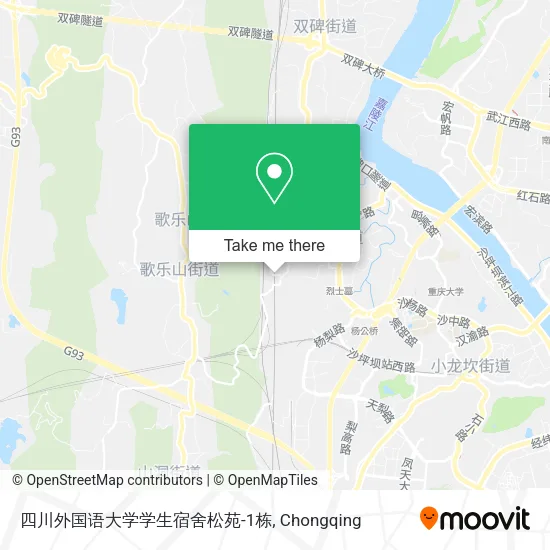 四川外国语大学学生宿舍松苑-1栋 map