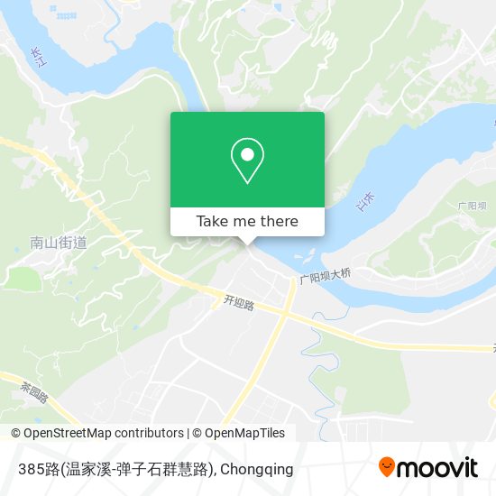 385路(温家溪-弹子石群慧路) map