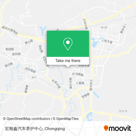 宏顺鑫汽车养护中心 map