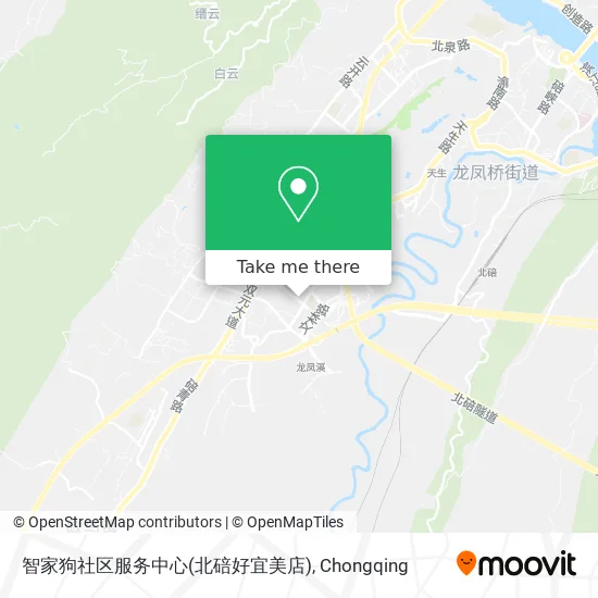智家狗社区服务中心(北碚好宜美店) map
