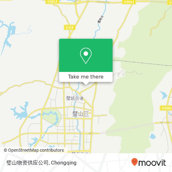 璧山物资供应公司 map