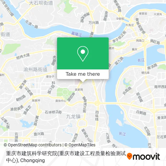 重庆市建筑科学研究院(重庆市建设工程质量检验测试中心) map