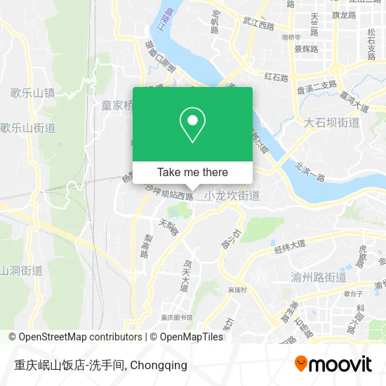 重庆岷山饭店-洗手间 map