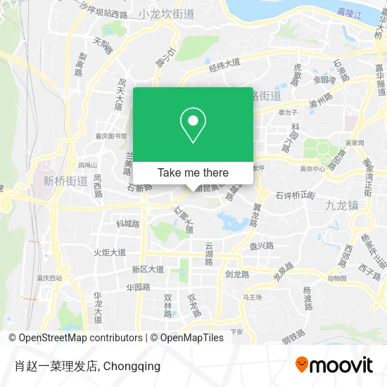 肖赵一菜理发店 map