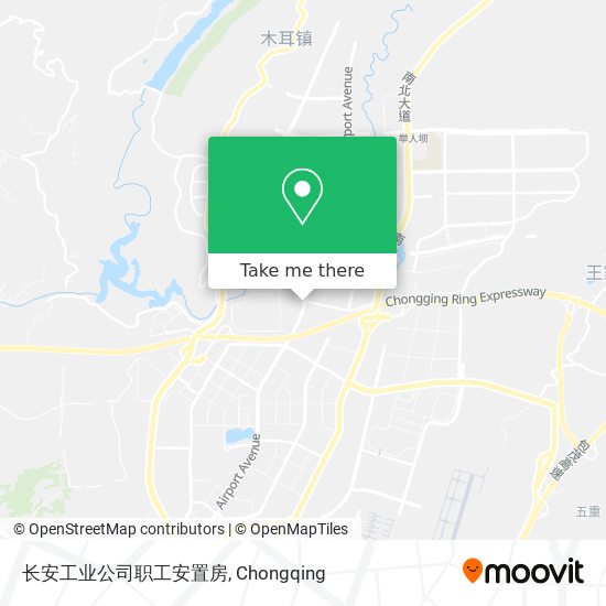 长安工业公司职工安置房 map