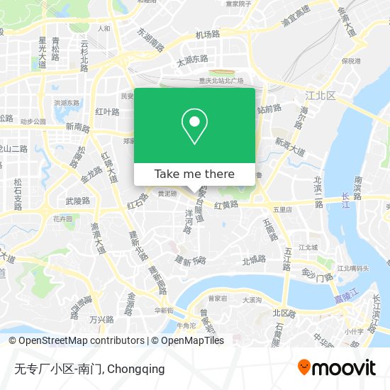 无专厂小区-南门 map
