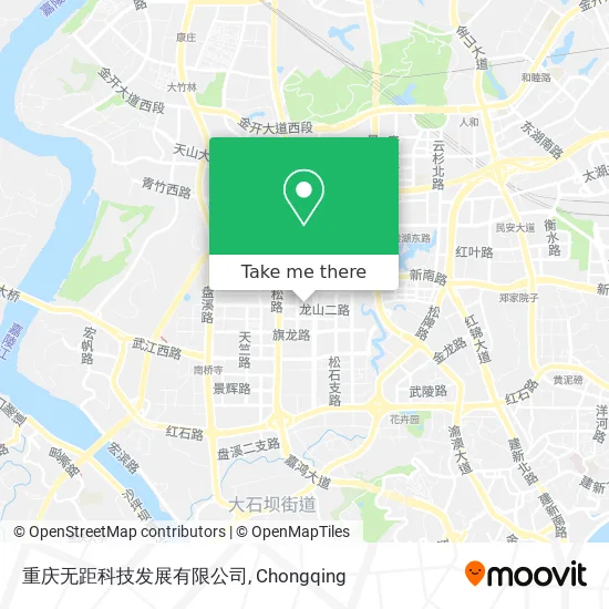 重庆无距科技发展有限公司 map
