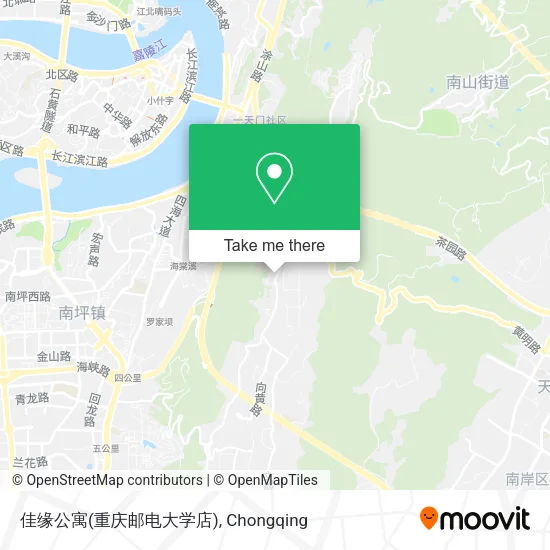 佳缘公寓(重庆邮电大学店) map