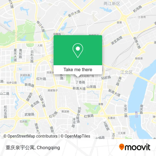 重庆泉宇公寓 map
