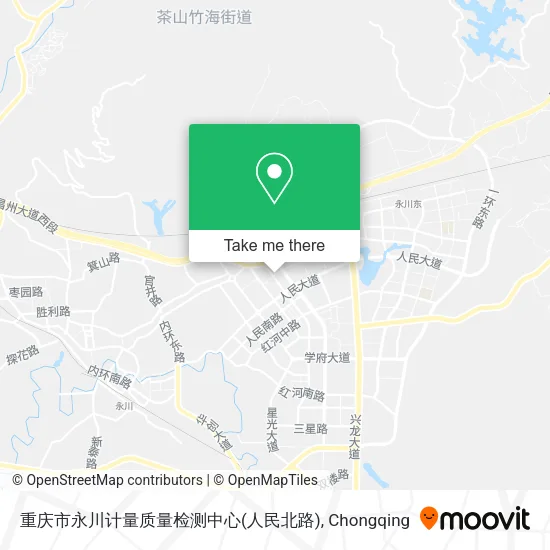 重庆市永川计量质量检测中心(人民北路) map