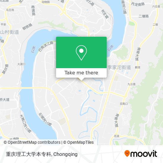 重庆理工大学本专科 map