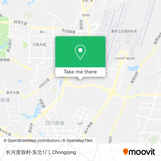 长河度假村-东北1门 map