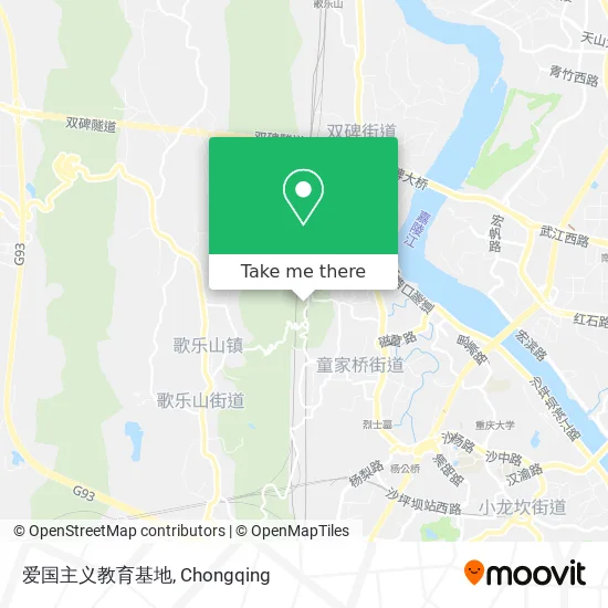 爱国主义教育基地 map
