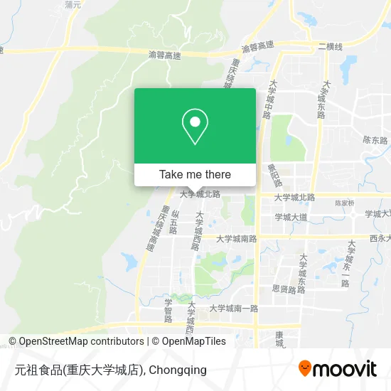 元祖食品(重庆大学城店) map