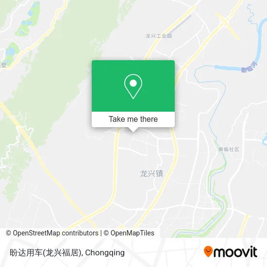 盼达用车(龙兴福居) map