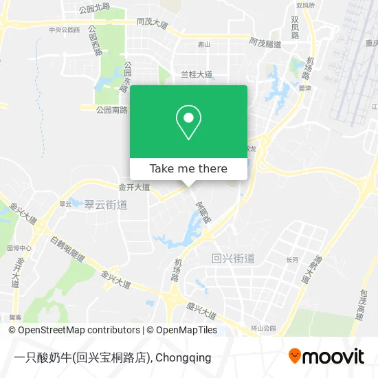 一只酸奶牛(回兴宝桐路店) map