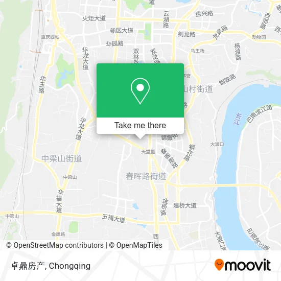卓鼎房产 map