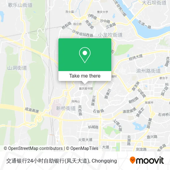 交通银行24小时自助银行(凤天大道) map