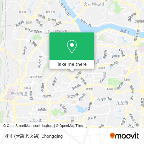 街电(大禹老火锅) map