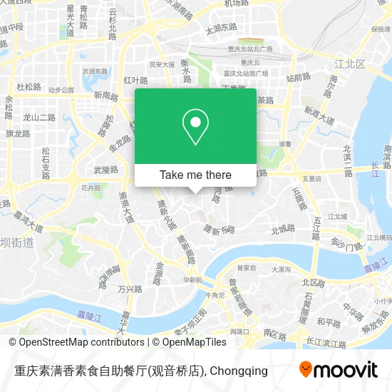 重庆素满香素食自助餐厅(观音桥店) map