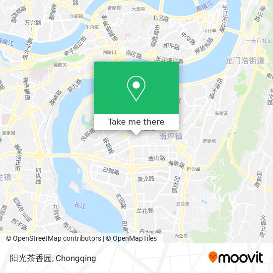 阳光茶香园 map
