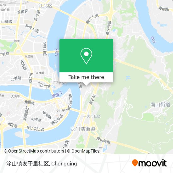 涂山镇友于里社区 map