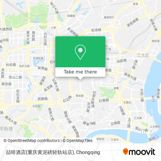 喆啡酒店(重庆黄泥磅轻轨站店) map