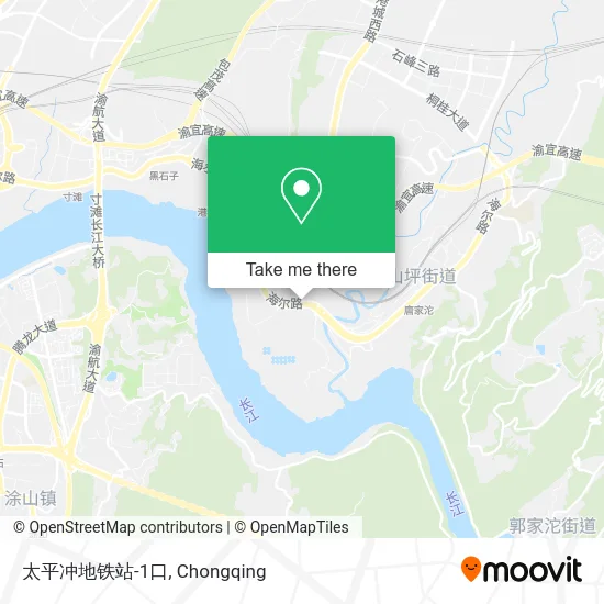 太平冲地铁站-1口 map