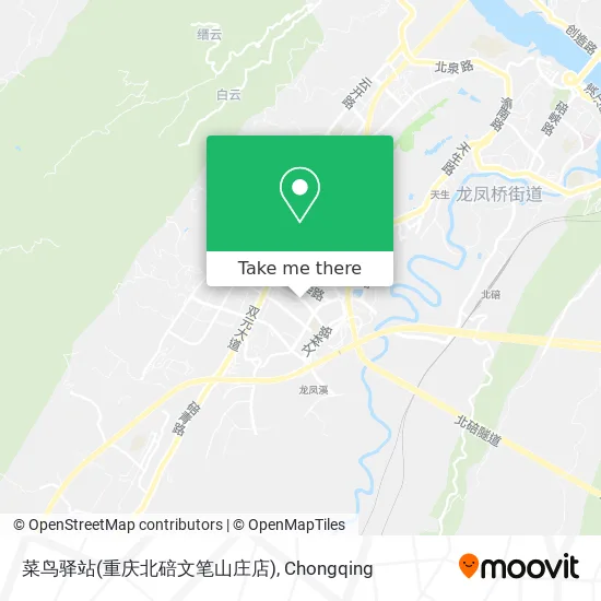 菜鸟驿站(重庆北碚文笔山庄店) map