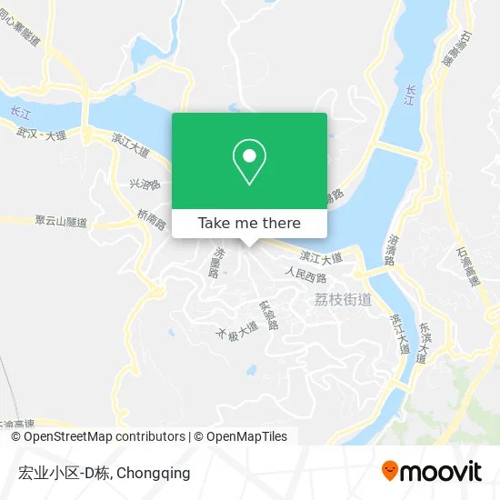 宏业小区-D栋 map