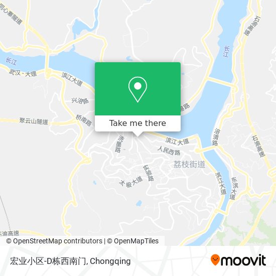 宏业小区-D栋西南门 map