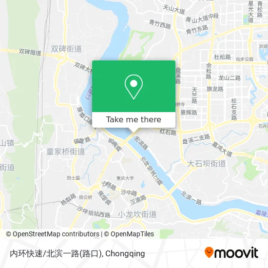 内环快速/北滨一路(路口) map