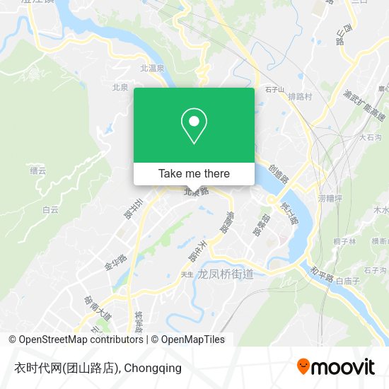 衣时代网(团山路店) map