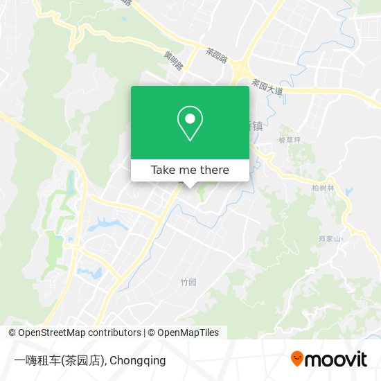 一嗨租车(茶园店) map