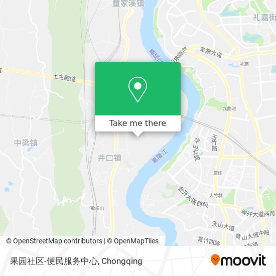 果园社区-便民服务中心 map