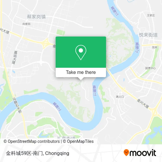 金科城59区-南门 map