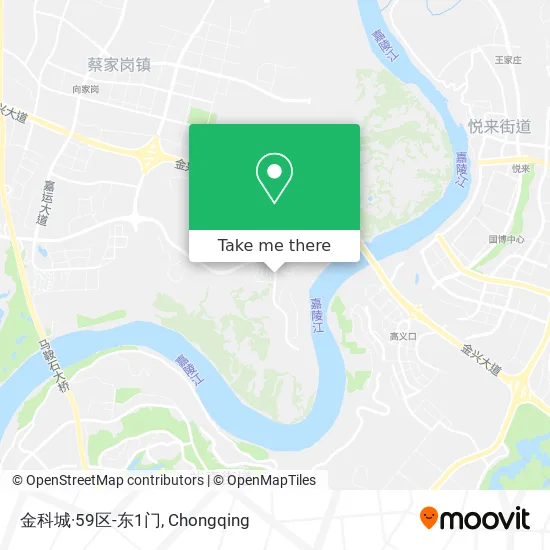 金科城·59区-东1门 map