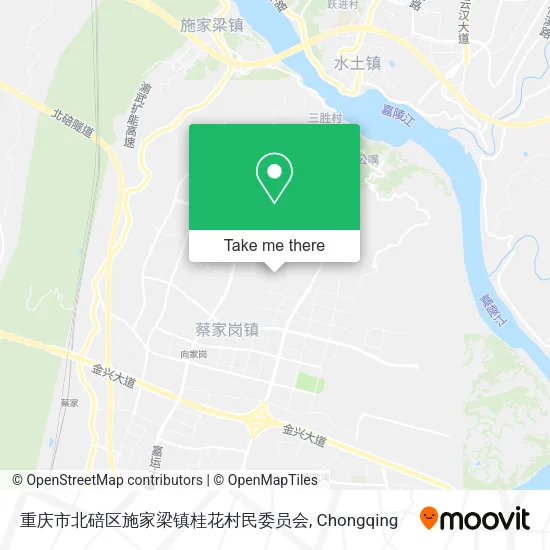 重庆市北碚区施家梁镇桂花村民委员会 map